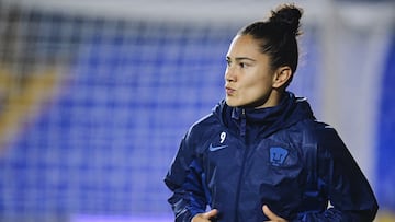 Monica Monsivais of Pumas during the game Tigres UANL vs Pumas UNAM, corresponding to second leg match of the Torneo Apertura 2023 of the Liga BBVA MX Femenil, at Universitario Stadium, on November 13, 2023.
<br><br>
Monica Monsivais de Pumas durante el partido Tigres UANL vs Pumas UNAM, correspondiente al partido de Vuelta de Cuartos de Final del Torneo Apertura 2023 de la Liga BBVA MX Femenil, en el Estadio Universitario, el 13 de Noviembre de 2023