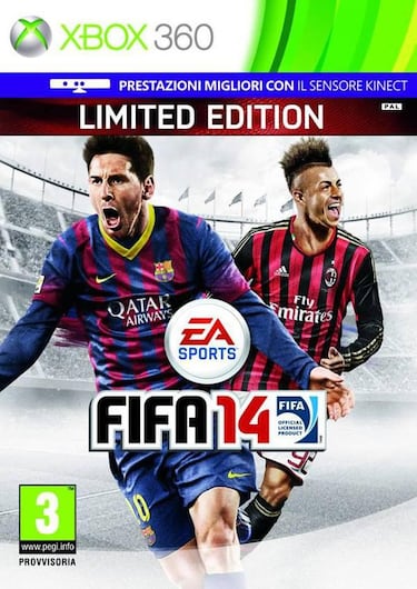 El Shaarawy, su cresta y Messi portada de FIFA 14 en Italia