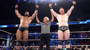 Drew McIntyre y Sheamus, en SmackDown.