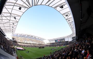 Panorámica del Banc of California Stadium.