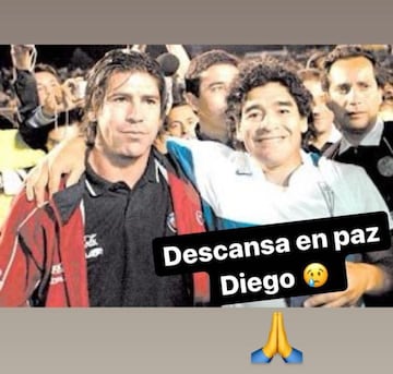 El emotivo adiós de los cracks chilenos a Diego Maradona