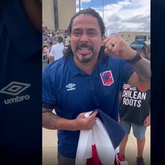 “Viva Chile conch...”: el hincha que se hizo viral por su celebración en USA