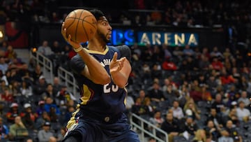 Anthony Davis, durante un partido con los New Orleans Pelicans.