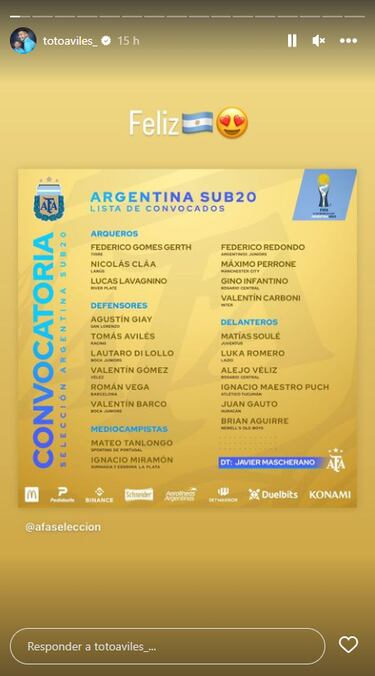 “Feliz”: de la Roja a jugar un Mundial por Argentina