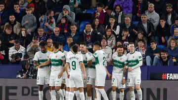 24/03/24  PARSTIDO SEGUNDA DIVISION 
LEVANTE - ELCHE 
SEGUNDO GOL MARIO GASPAR 0-2  ALEGRIA