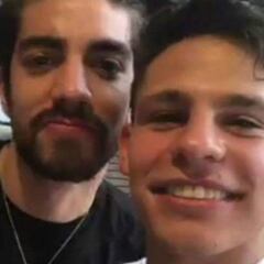 Alfonso González y Rodolfo Pizarro, comparten fotografía