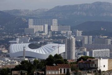 Stade Vélodrome (Marsella). Capacidad UEFA: 67.000.