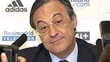 CON FÉ. Florentino Pérez se muestra optimista a pesar de los malos resultados de su equipo en la Liga.