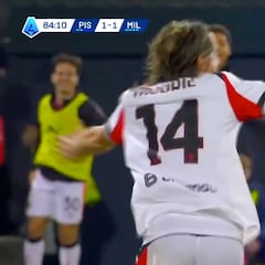 ¡No te retires nunca, Modric! Vean el golazo para dar la victoria al Milan con 40 años