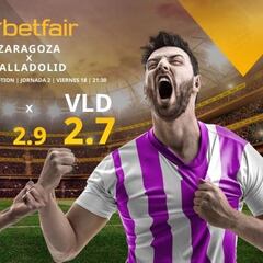 Real Zaragoza vs. Real Valladolid: horario, TV, estadísticas, clasificación y pronósticos