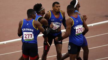 Equipo de relevo colombiano 4x400