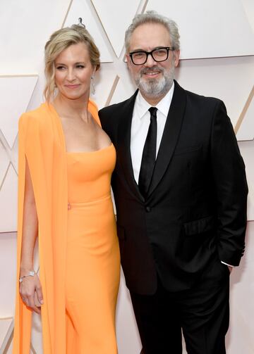 Las trompetista inglesa Alison Balsom juntos a su marido Sam Mendes, nominado al Oscar mejor director por 1917.