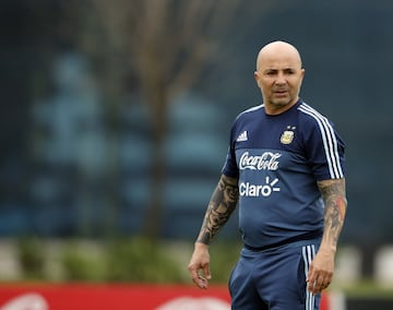 El entrenamiento de la Selección en Ezeiza, en imágenes