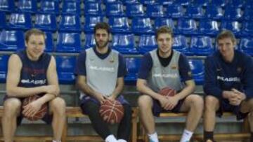 Brad Oleson, Stratos Perperoglou, Aleksander Vezenkov y Justin Doellman.