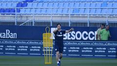 ENTRENAMIENTO MALAGA CF, VICTOR SANCHEZ