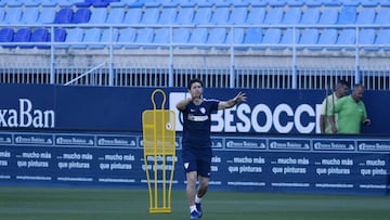 ENTRENAMIENTO MALAGA CF, VICTOR SANCHEZ