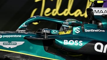 Fernando Alonso (Aston Martin AMR25). Yeda, Arabia Saudí. F1 2025.