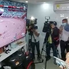 Así vivió la familia de Anthony Zambrano su medalla en Tokio