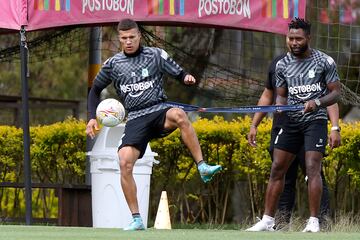 Imágenes del entrenamiento de Atlético Nacional.