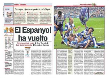 "El Espanyol ha vuelto" fue el titular de la crónica de As.