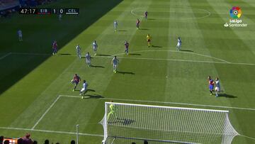 Midiendo, con el interior y suave: Expósito hace una de las vaselinas más elegantes vistas