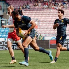 Las selecciones Españolas de rugby 7 avanzan a semifinales en el torneo de Cracovia