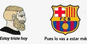 Los memes no tienen piedad con la eliminación del Barça