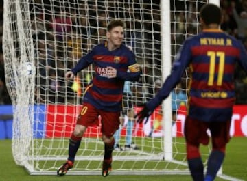 Messi también marcó el 5-0.