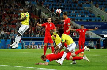 Partidazo en Moscú. Colombia empató al final y logró llevar el partido al alargue 