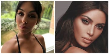 Georgina Rodríguez y Kim Kardashian.