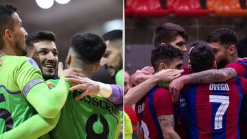 El Barça, contra Ricardinho, y el Palma, a un paso de la Final Four