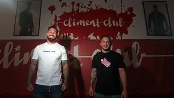 Los hermanos Jorge y Agustín Climent en el Climent Club.