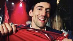 Chava Iglesias se roba playera de Cristiano Ronaldo en Rusia