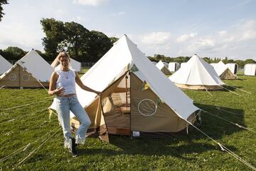 El espectacular camping en Cardiff para los aficionados