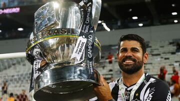 Diego Costa, con Atl&eacute;tico Mineiro.