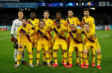 Equipo del Barcelona.