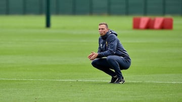 Pepijn Lijnders, ayudante de Klopp en el Liverpool.