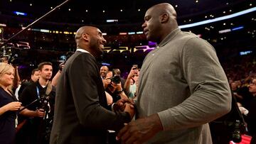 Kobe Bryant y Shaquille O&#039;Neal.