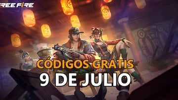 codigos free fire gratis domingo 9 de julio