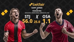 CD Sant Jordi vs. CA Osasuna: horario, dónde ver, pronósticos y estadísticas