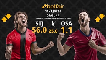 CD Sant Jordi vs. CA Osasuna: horario, dónde ver, pronósticos y estadísticas
