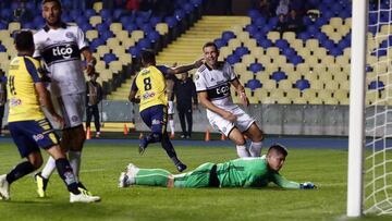 Los goles del vibrante empate entre la U. de Conce y Olimpia