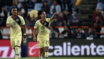 El joven jugador mexicano inició como titular ante Pachuca en partido de la jornada 2 y anotó su primer gol en liga.