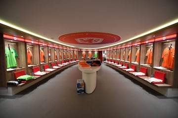 Inside the world's most stunning football changing rooms