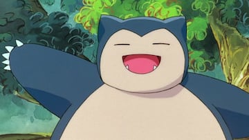 Pokémon Snorlax sonriendo