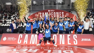 El Movistar logra la Copa del Rey: tercer título en 49 días