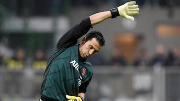 El guardameta italiano de la Juventus, Gianluigi Buffon, durante un partido.