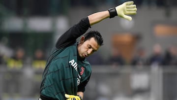 El guardameta italiano de la Juventus, Gianluigi Buffon, durante un partido.