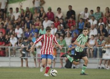 Partido de semifinales de Cadetes entre el Atlético de Madrid y el Betis.