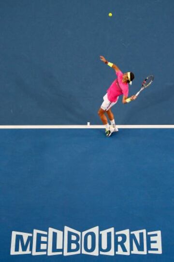 Los tenistas españoles se enfrentaron en el Melbourne Park en un evento benéfico que destinará lo recaudado a programas de las fundaciones del tenista y de la Australian Tennis.